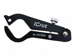 RÃ©gulateur de vitesse pince Avon Grips iCruz noir pour guidon 22mm