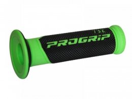 RevÃªtements de poignÃ©e Progrip 732 Open end noir/vert fluo