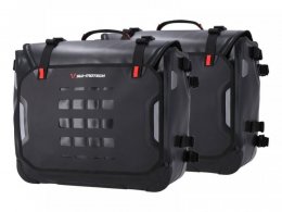 Sacoches latÃ©rales SW Motech Sysbag WP L noires support PRO Yamaha XT