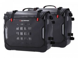 Sacoches latÃ©rales SW Motech Sysbag WP L 27-40 L noir support PRO Tri