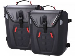 Sacoches latÃ©rales SW Motech Sysbag WP M 17-23 L noires supports SLC