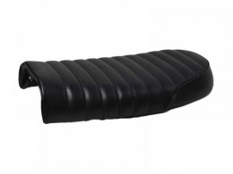 Selle Brazoline Scrambler 2 noire coutures droites noires