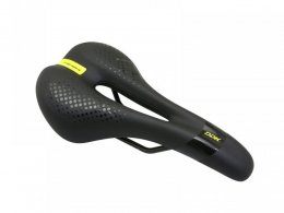 Selle vÃ©lo Newton Ergonomic noir/jaune