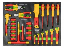 Set dâoutils VDE JBM avec module pour servante