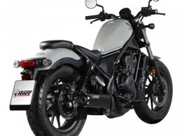 Silencieux Mivv HR-1 inox noir/alu Honda CMX 500 Rebel 22-24