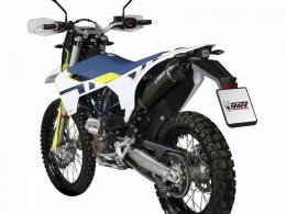 Silencieux Mivv STR-1 inox noir/carbone Husqvarna 701 Supermoto 21-24