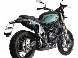 Silencieux Mivv X-M1 inox noir Benelli Leoncino 800 Trail 22-24