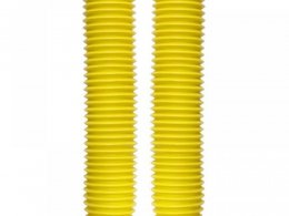 Soufflets de fourches PVC jaune L: 370mm Ã43mm Ã  59mm