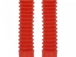 Soufflets de fourches PVC rouge L: 240mm Ã32mm Ã  48mm