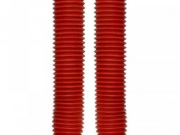 Soufflets de fourches PVC rouge L: 370mm Ã43mm Ã  59mm