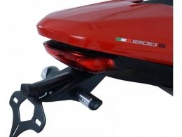 Support de plaque dâimmatriculation R&G Racing noir Ducati Monster 1