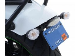 Support de plaque dâimmatriculation R&G Racing noir Kawasaki Vulcan