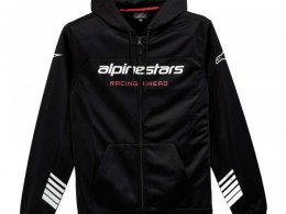 Sweat Ã  capuche zippÃ© Alpinestars Session LXE noir/noir