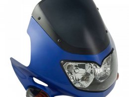 TÃªte de fourche universelle Bike It Raptor bleue avec optique et clig