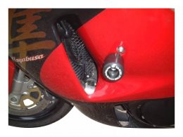 Tampons de protection R&G Racing Classic Style noir Suzuki GSX1300R Ha