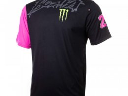 Tee-shirt Enea Bastianini Monter Energy 23 noir/rose 2023