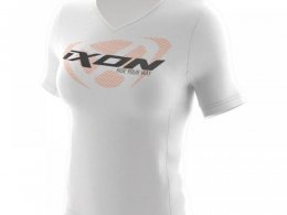 Tee-shirt femme Ixon UNIT blanc/noir/orange
