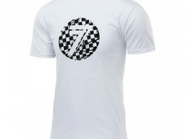 Tee-shirt Seven Dot white/checkmate