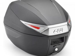 Top case Givi C30 Tech Monolock 30 Litres noir/argent catadioptres fum