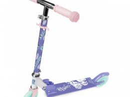 Trottinette Disney Reine des neiges pliable et rÃ©glable avec frein