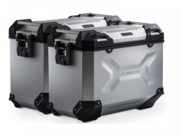 Valises latÃ©rales SW-MOTECH TRAX ADV alu 45L support PRO Honda CB 500