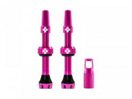 Valves tubeless Muc-Off V2 rose (paire)