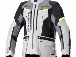 Veste textile Alpinestars Bogota' Pro DrystarÂ® gris/jaune fluo