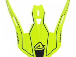 VisiÃ¨re casque cross Acerbis Steel Carbon 22.06 noir/jaune fluo