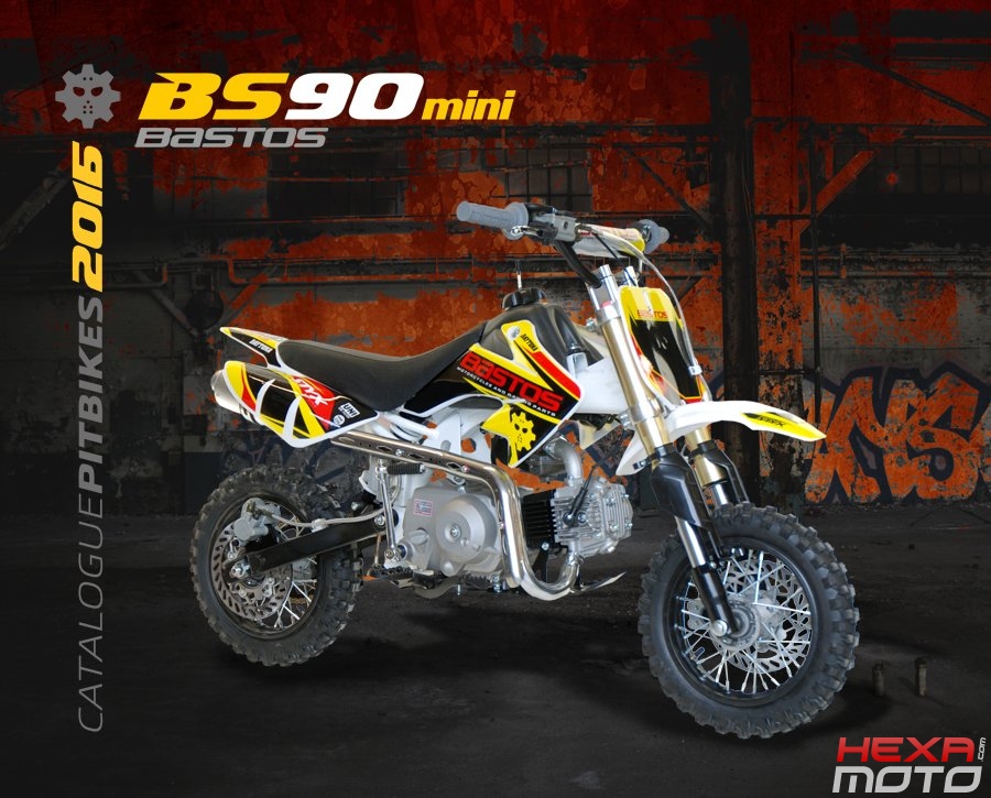 MOTO ENFANT PIT BIKE BASTOS BS 90