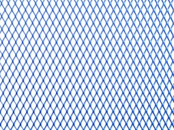 Grille déco STR8 Racing maillon moyen (50x50cm) bleu anodisé