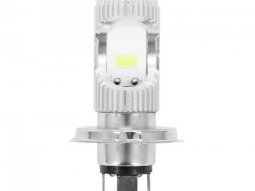 Ampoule à led h4 12v 12w culot p43t 300 lumens 8000k...