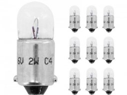 Ampoules (x10) standard 6v 2w culot ba9s marque Flosser