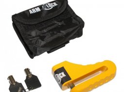 Antivol bloque disque marque Armlock - Diamètre 10mm - Avec sacoche