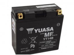Batterie 12v 12ah yt14b marque Yuasa (lg150XL70xh145mm)
