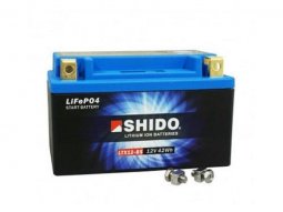 Batterie 12v 4ah ltx12-bs shido lithium ion prête à...
