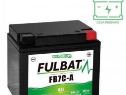 Batterie FB7C-A marque Fulbat 12V 8AH lg130 l90 h114 (gel - sans entretien)