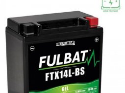 Batterie FTX14L-BS marque Fulbat 12V 12AH lg150 l87 h145 (gel - sans...