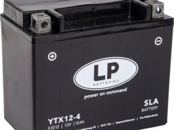 Batterie landport YTX12-4 12v 10a sans entretien SLA / technologie agm