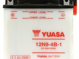 Batterie marque Yuasa 12N9-4B-1 pour archive motorcycle 50-125-250cc