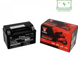 Batterie marque Yuasa ytx7a 12v6ah lg150 l87 h93 (sans entretien - agm)
