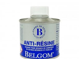 Belgom anti-resine 150ml solvant pour nettoyage carrosserie et vitre