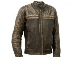 Blouson moto archive classic homme en cuir de buffle taille s