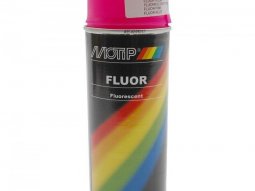 Bombe de peinture marque Motip pro fluo rose aérosol 400ml (04021)