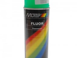 Bombe de peinture marque Motip pro fluo vert aérosol 400ml (04023)