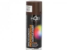 Bombe peinture marque HQS marron brun chocolat mat ral 8017 (400ml)...