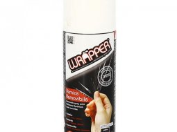 Bombe peinture marque HQS wrapper par blanc pur mat (400ml) - retirable
