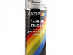 Bombe peinture marque Motip appret pour plastique (400ml)