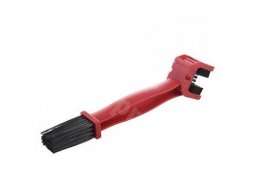 Brosse nettoyage chaine transmission couleur rouge