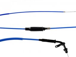 Câble de transmission gaz teflon complète bleu marque Doppler...