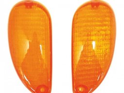 Cabochons clignotants x2 arrière orange pour scooter piaggio typhoon...